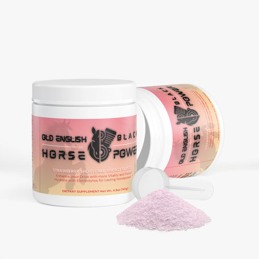 Horse Power Energy Mix: Old English Black (Strawberry Shortcake)