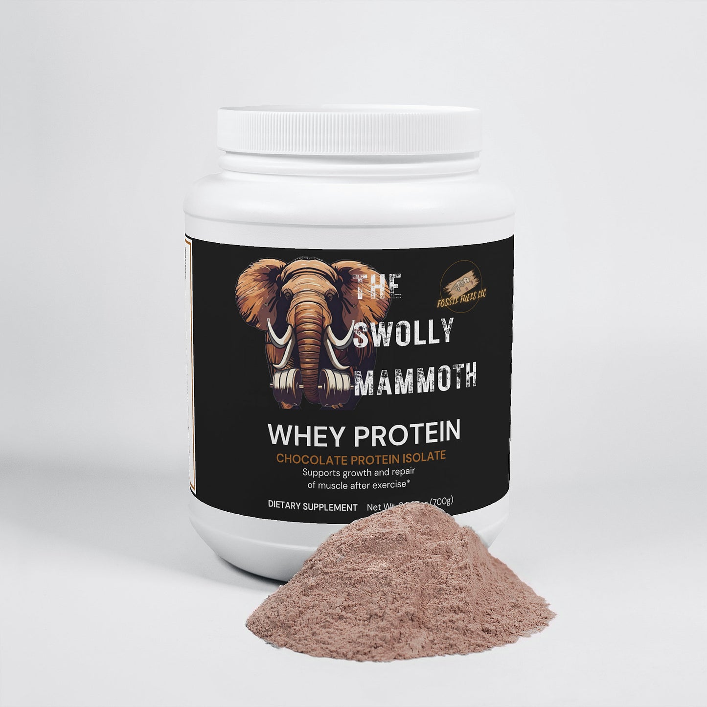 The Swolly Mammoth 100% Whey Protein Isolate (Chocolate)