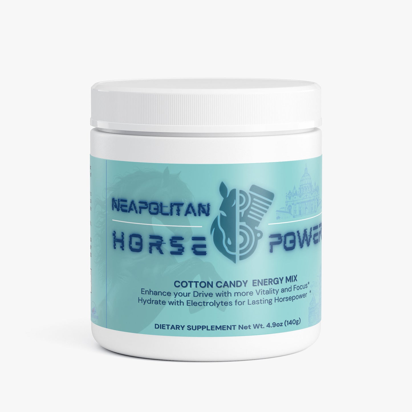 Horse Power Energy Mix: Neapolitan Horse (Cotton Candy)
