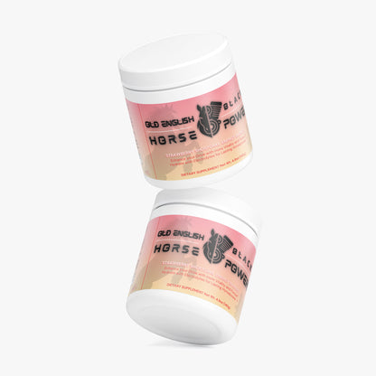 Horse Power Energy Mix: Old English Black (Strawberry Shortcake)