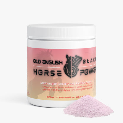 Horse Power Energy Mix: Old English Black (Strawberry Shortcake)