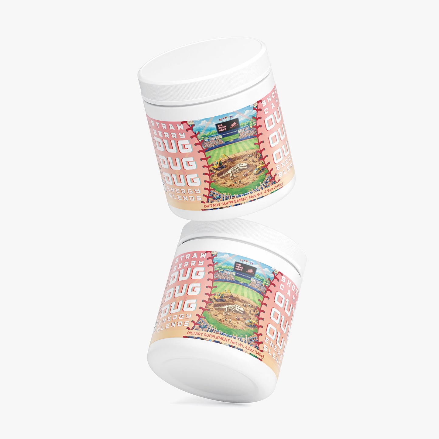 Dugout Strawberry Shortcake Energy Blend