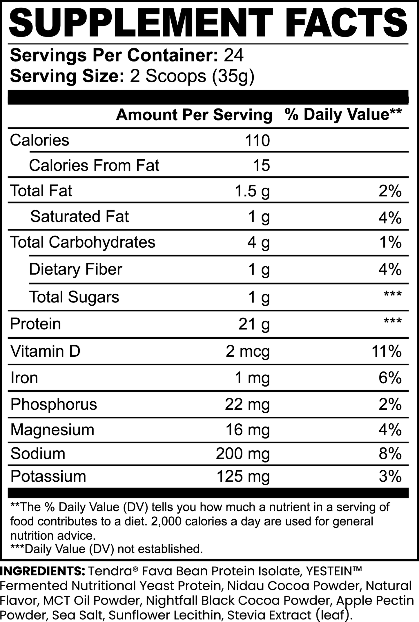 The Swolly Mammoth Chocolate Plant Protein