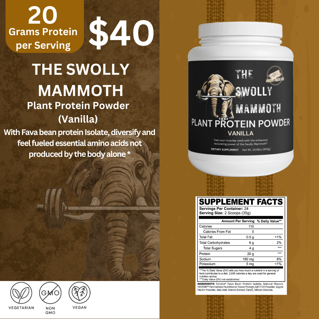 The Swolly Mammoth Vanilla Plant Protein